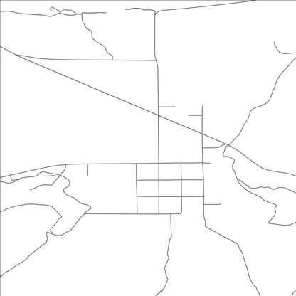 ROAD MAP OF LAKETOWN, UTAH BY MAPBAKES