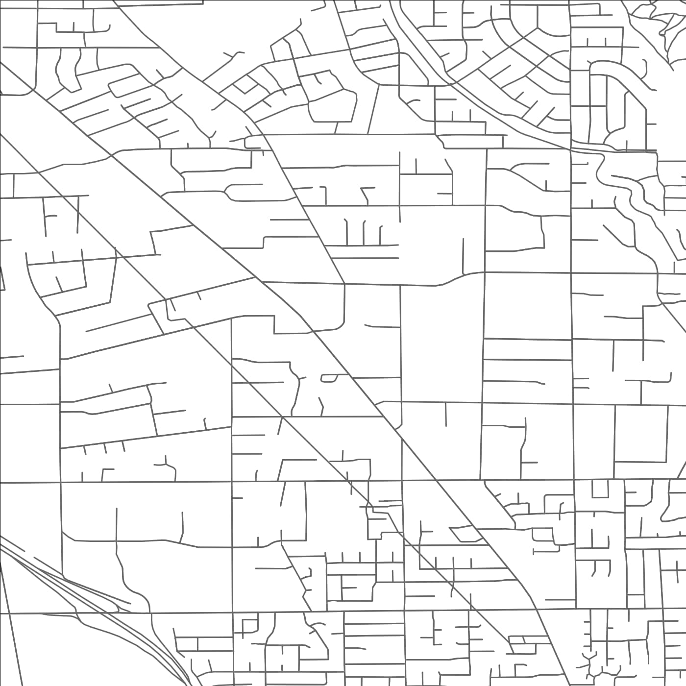 ROAD MAP OF LINDON, UTAH BY MAPBAKES