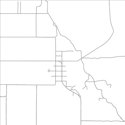 ROAD MAP OF LYMAN, UTAH BY MAPBAKES