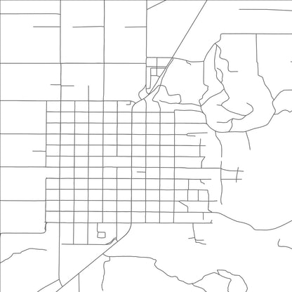 ROAD MAP OF MANTI, UTAH BY MAPBAKES