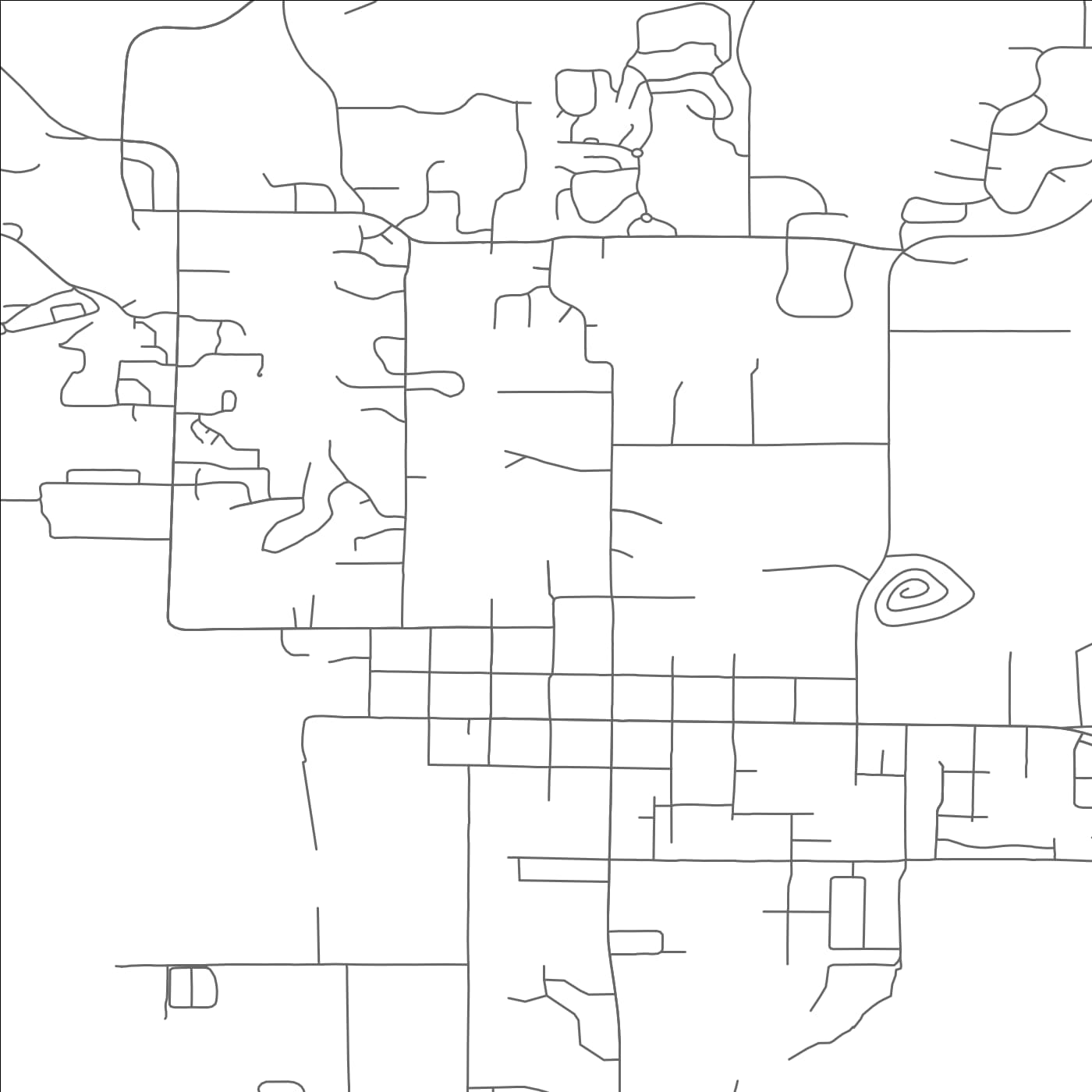 ROAD MAP OF MIDWAY, UTAH BY MAPBAKES