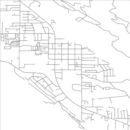 ROAD MAP OF MOAB, UTAH BY MAPBAKES