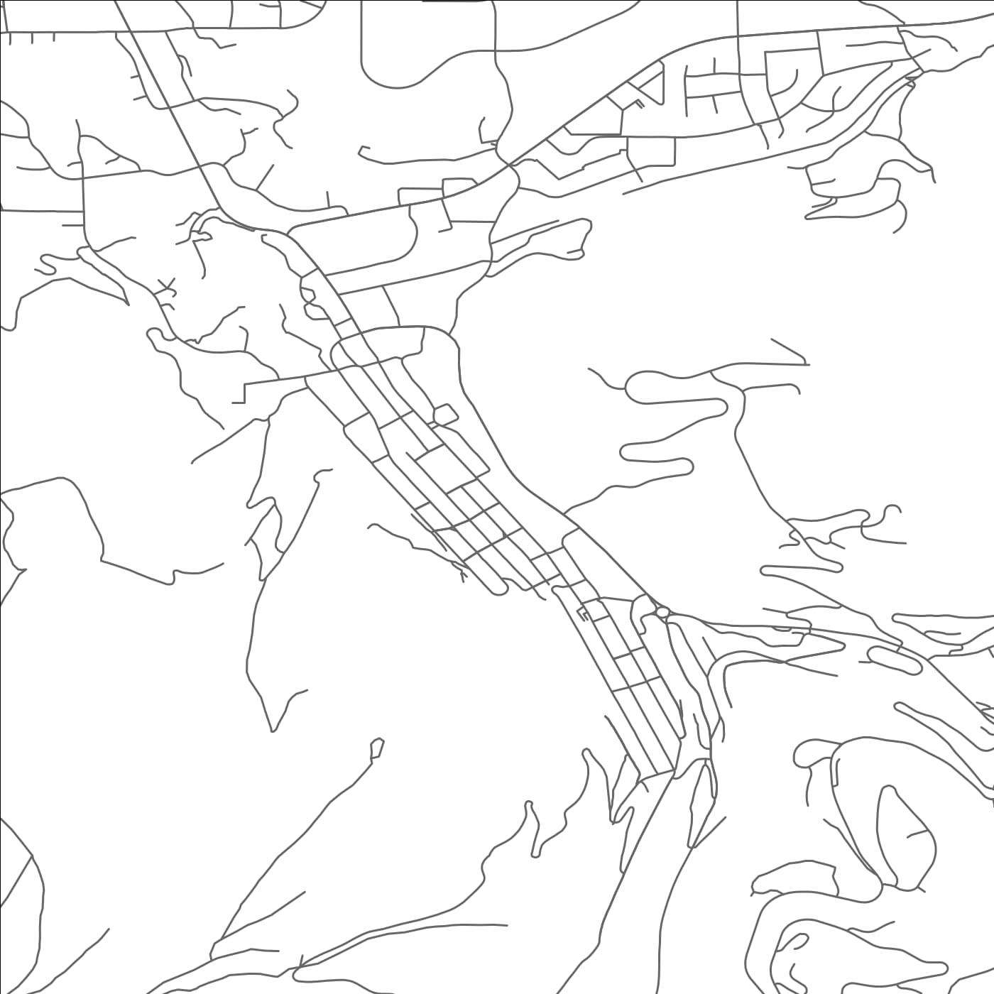 ROAD MAP OF PARK CITY, UTAH BY MAPBAKES