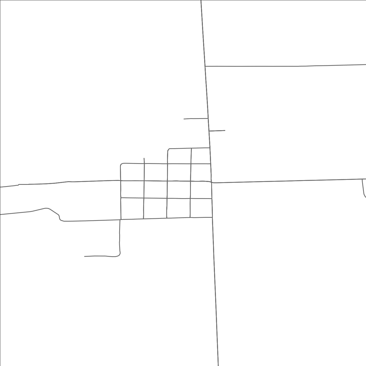 ROAD MAP OF PORTAGE, UTAH BY MAPBAKES