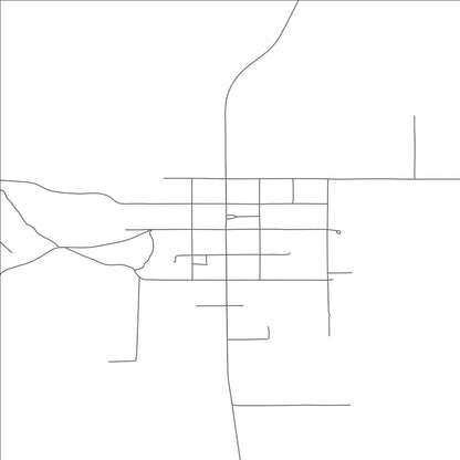 ROAD MAP OF RANDOLPH, UTAH BY MAPBAKES