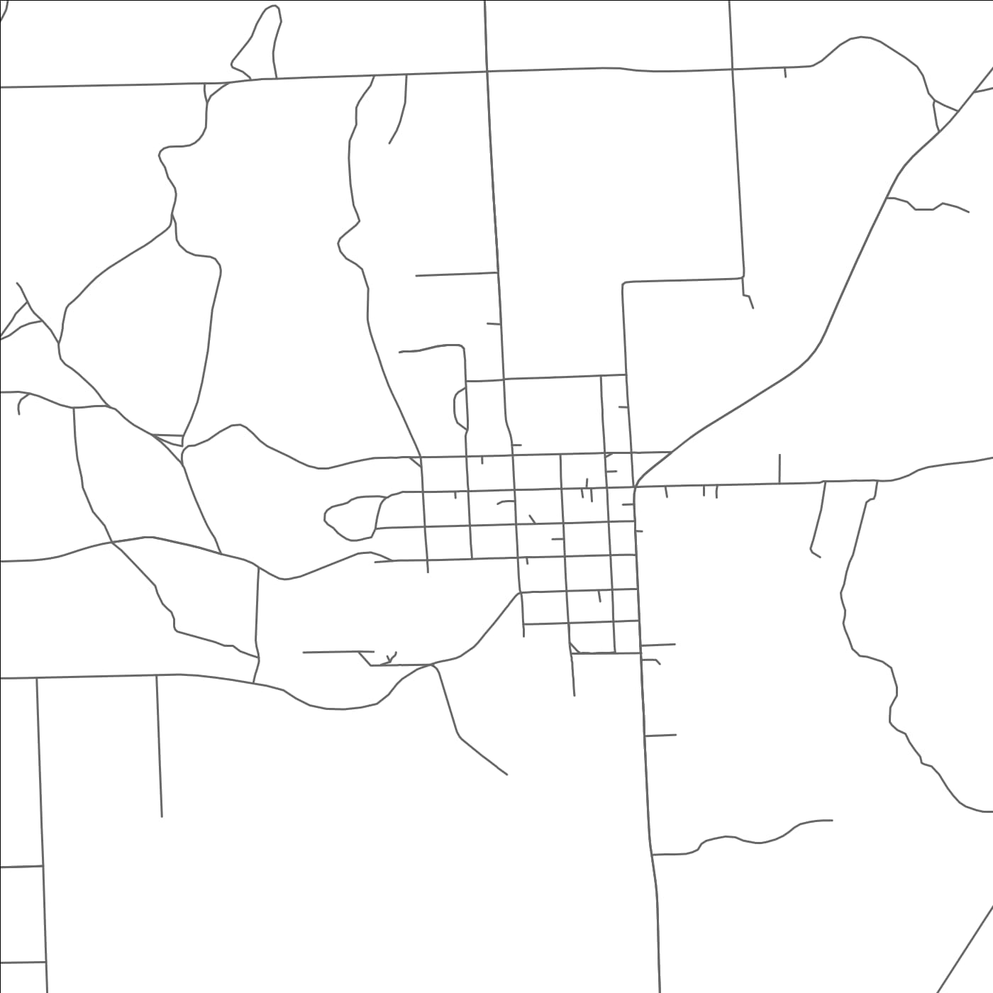 ROAD MAP OF REDMOND, UTAH BY MAPBAKES