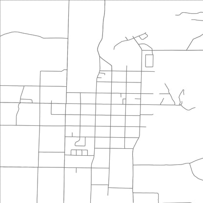 ROAD MAP OF RICHMOND, UTAH BY MAPBAKES