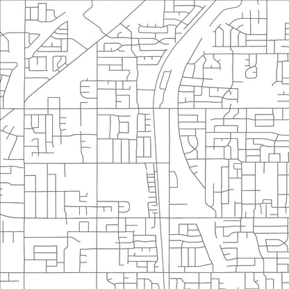 ROAD MAP OF ROY, UTAH BY MAPBAKES