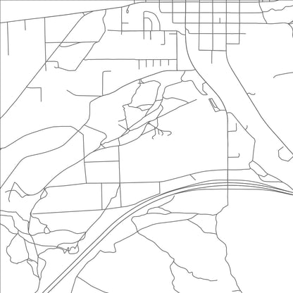 ROAD MAP OF SALINA, UTAH BY MAPBAKES