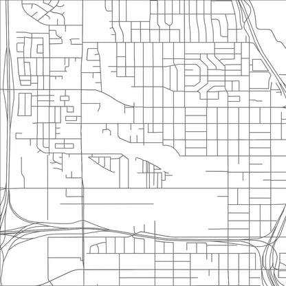 ROAD MAP OF SALT LAKE CITY, UTAH BY MAPBAKES