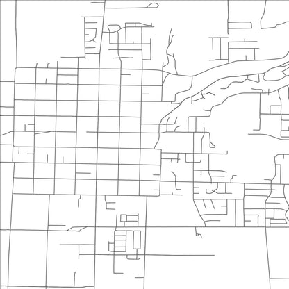 ROAD MAP OF SMITHFIELD, UTAH BY MAPBAKES