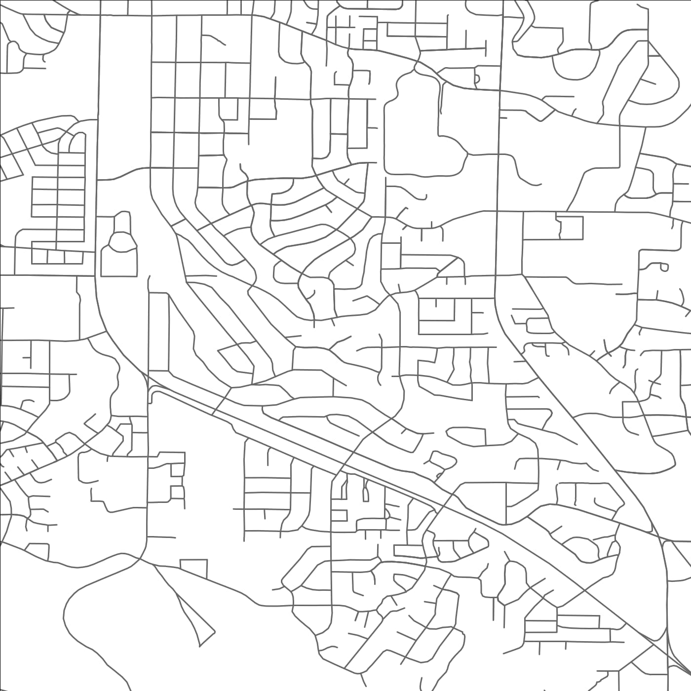 ROAD MAP OF SOUTH OGDEN, UTAH BY MAPBAKES