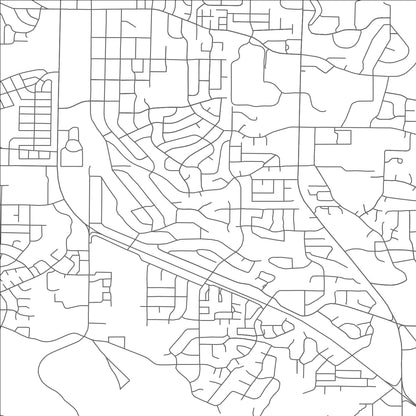 ROAD MAP OF SOUTH OGDEN, UTAH BY MAPBAKES