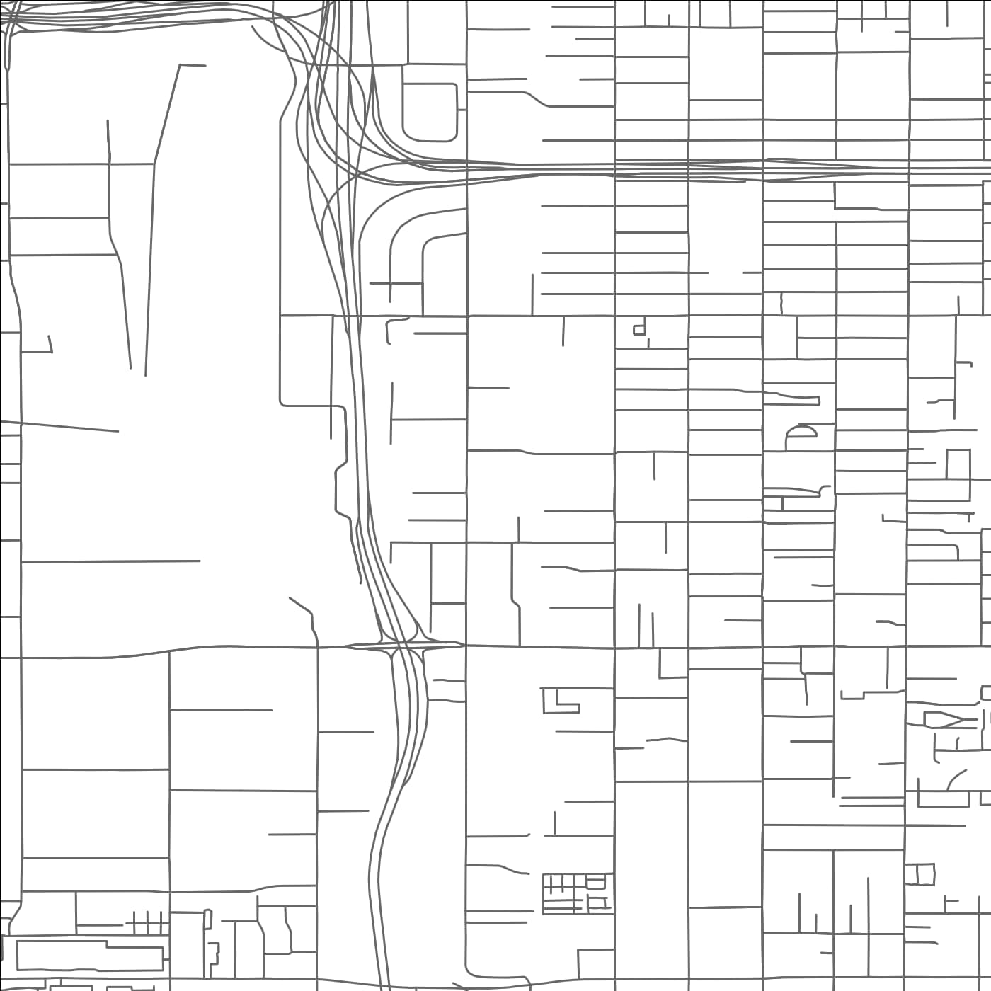 ROAD MAP OF SOUTH SALT LAKE, UTAH BY MAPBAKES