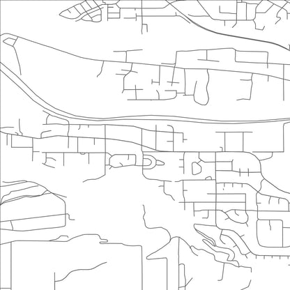 ROAD MAP OF SOUTH WEBER, UTAH BY MAPBAKES