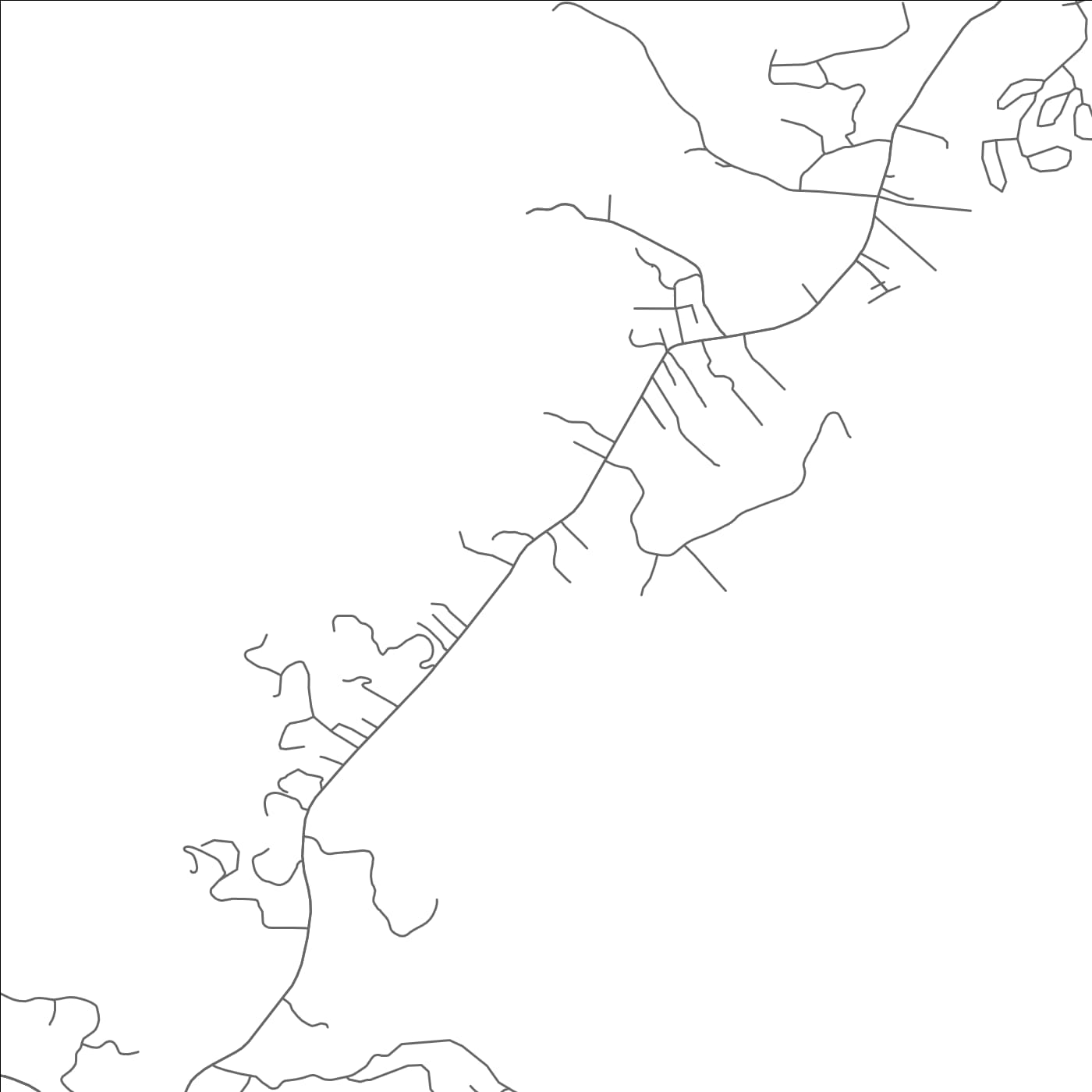 ROAD MAP OF SPRINGDALE, UTAH BY MAPBAKES