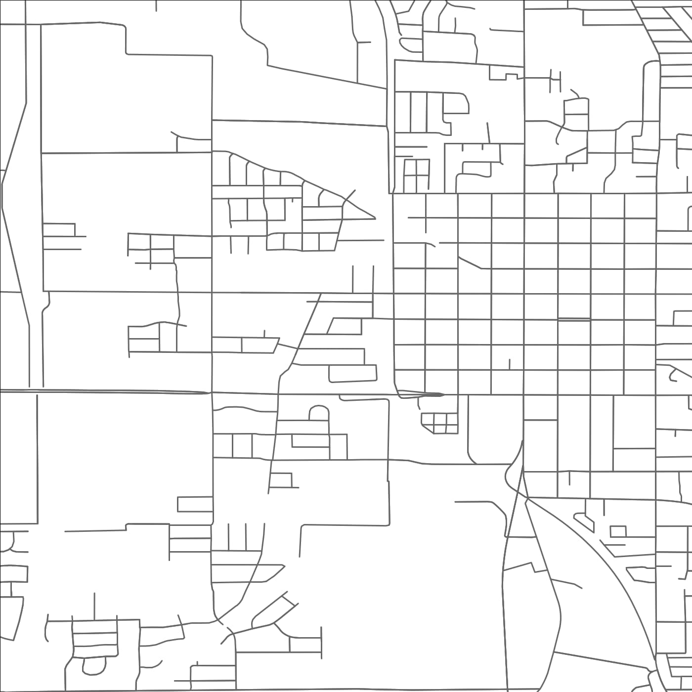 ROAD MAP OF SPRINGVILLE, UTAH BY MAPBAKES