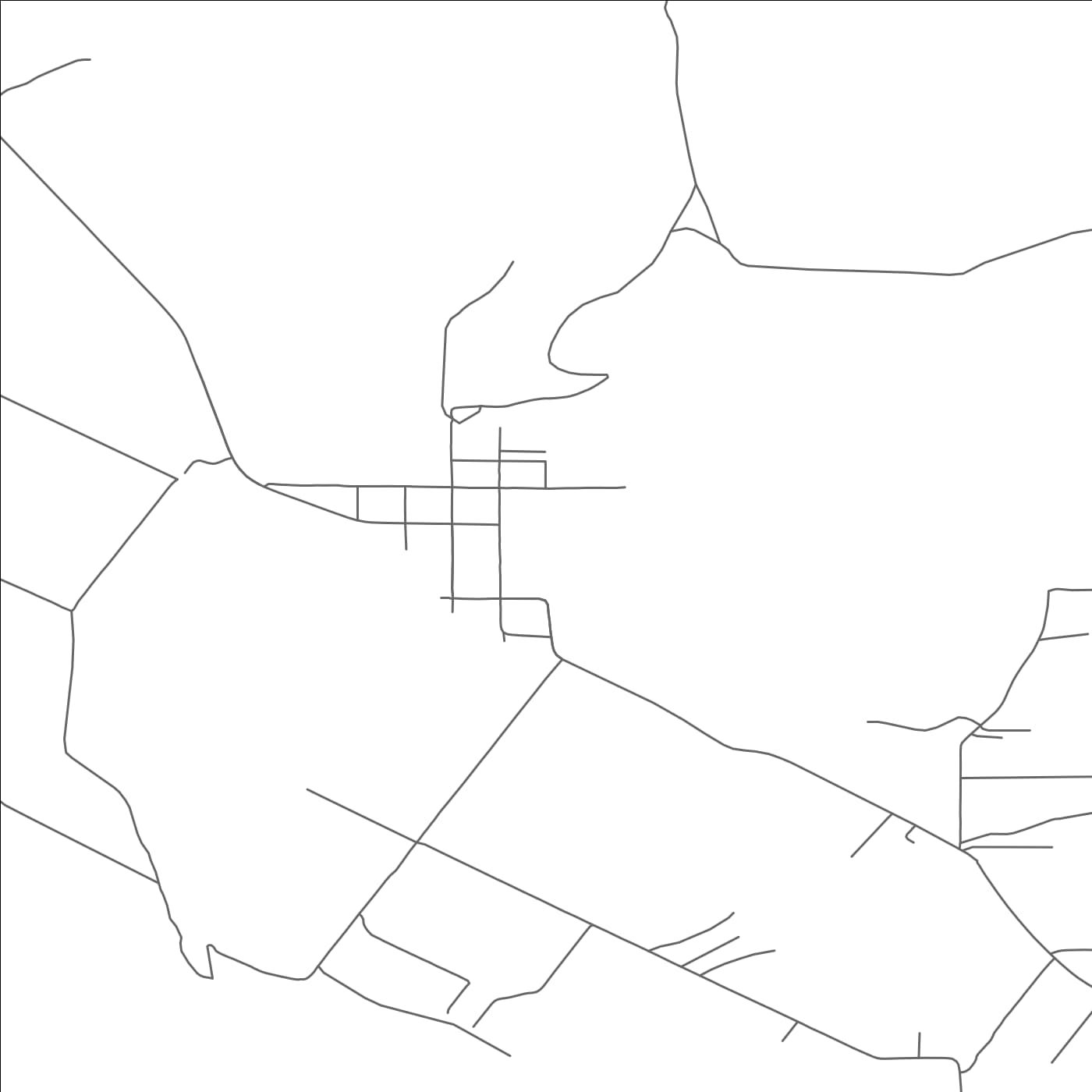 ROAD MAP OF WALLSBURG, UTAH BY MAPBAKES