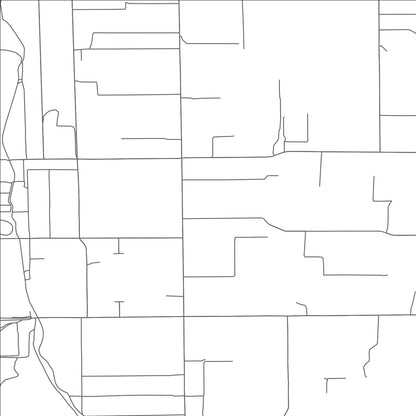 ROAD MAP OF WEST MOUNTAIN, UTAH BY MAPBAKES