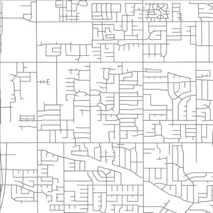 ROAD MAP OF WEST VALLEY CITY, UTAH BY MAPBAKES