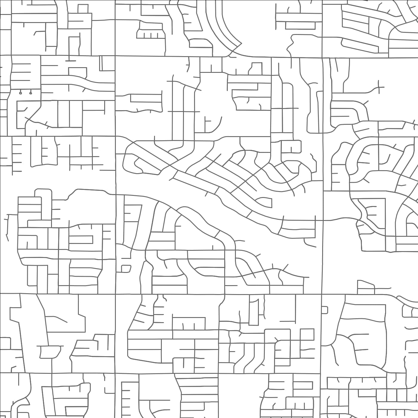 ROAD MAP OF WHITE CITY, UTAH BY MAPBAKES