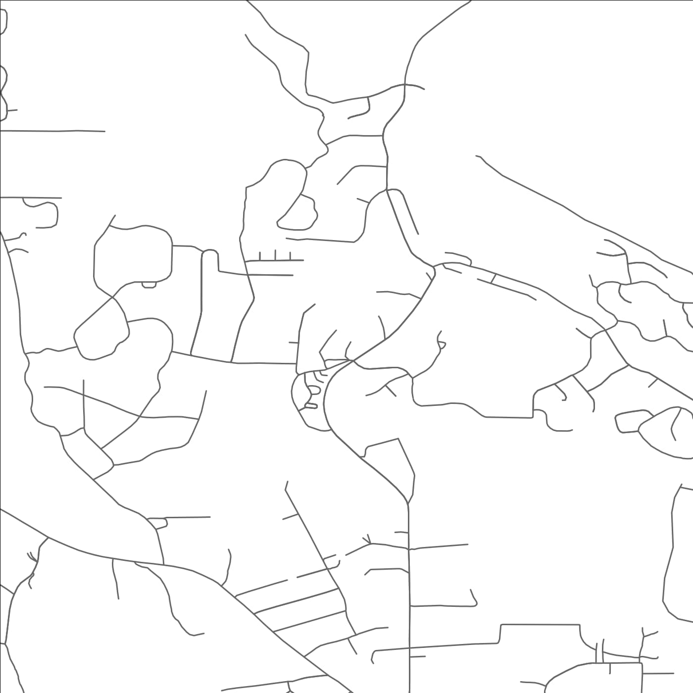 ROAD MAP OF WOLF CREEK, UTAH BY MAPBAKES