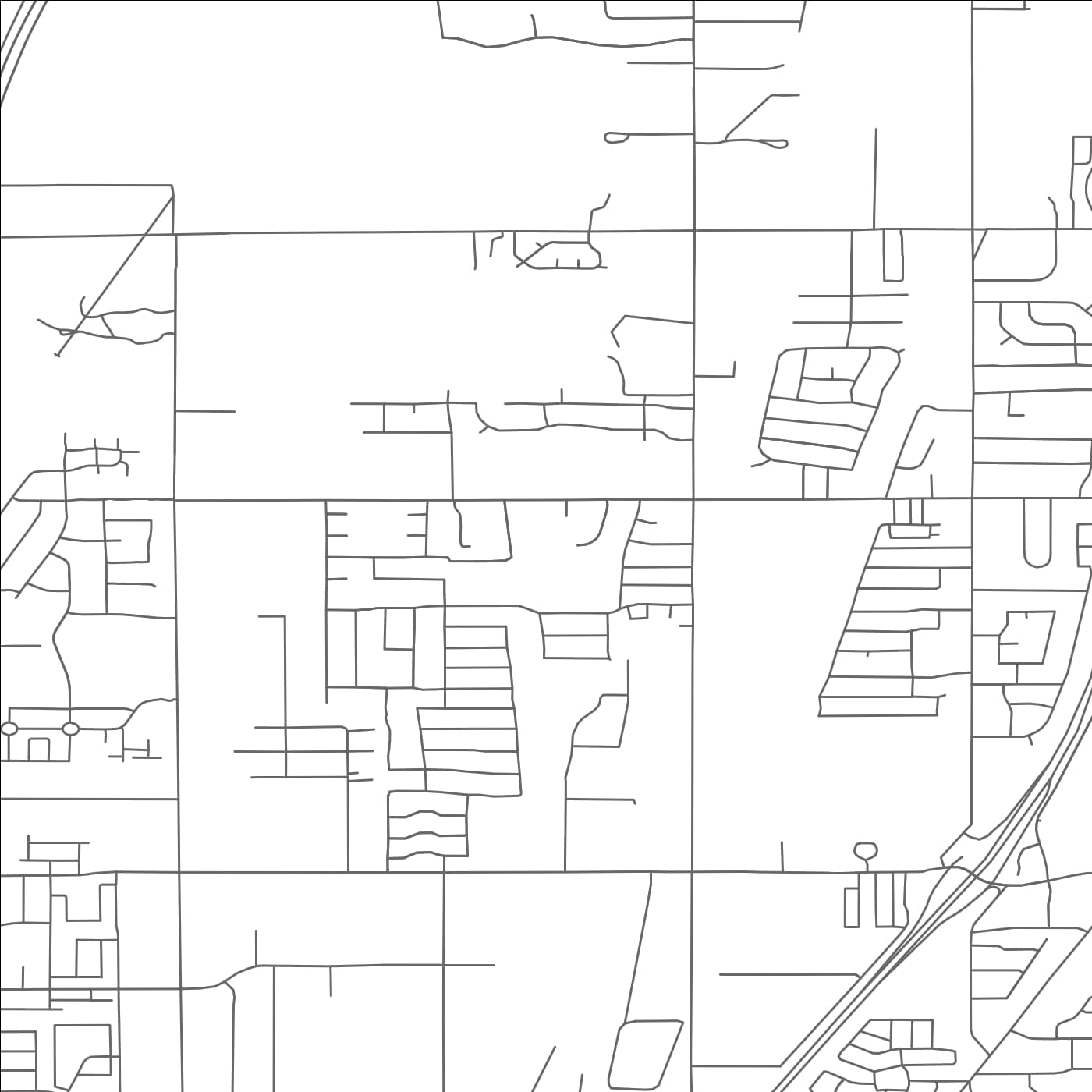 ROAD MAP OF WOODS CROSS, UTAH BY MAPBAKES
