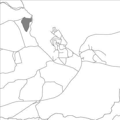 ROAD MAP OF ARCTURUS, ZIMBABWE BY MAPBAKES