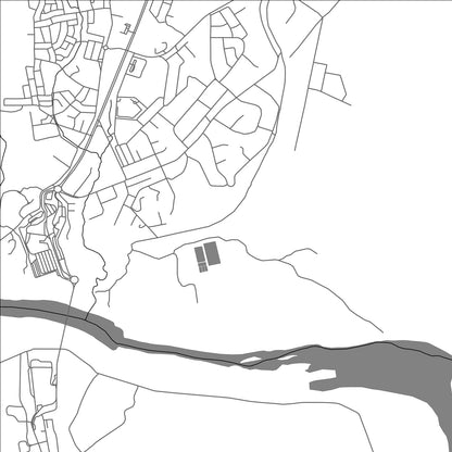 ROAD MAP OF BEITBRIDGE, ZIMBABWE BY MAPBAKES