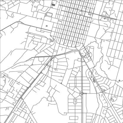 ROAD MAP OF BULAWAYO, ZIMBABWE BY MAPBAKES