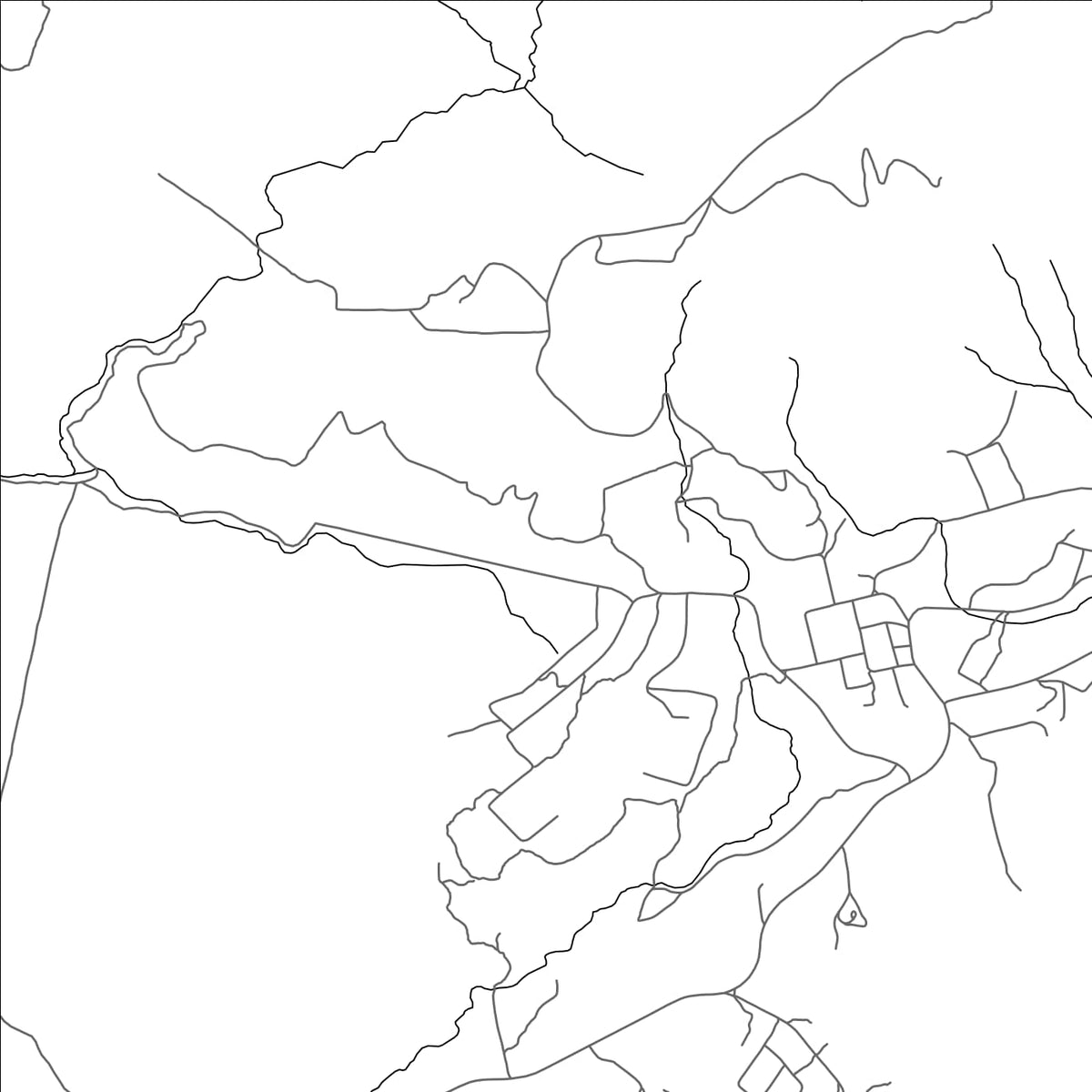ROAD MAP OF CHIMANIMANI, ZIMBABWE BY MAPBAKES