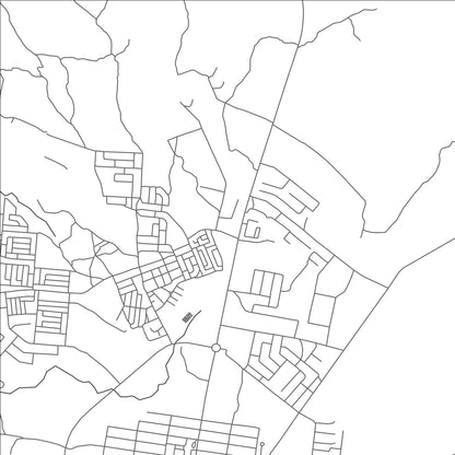 ROAD MAP OF CHIVHU, ZIMBABWE BY MAPBAKES