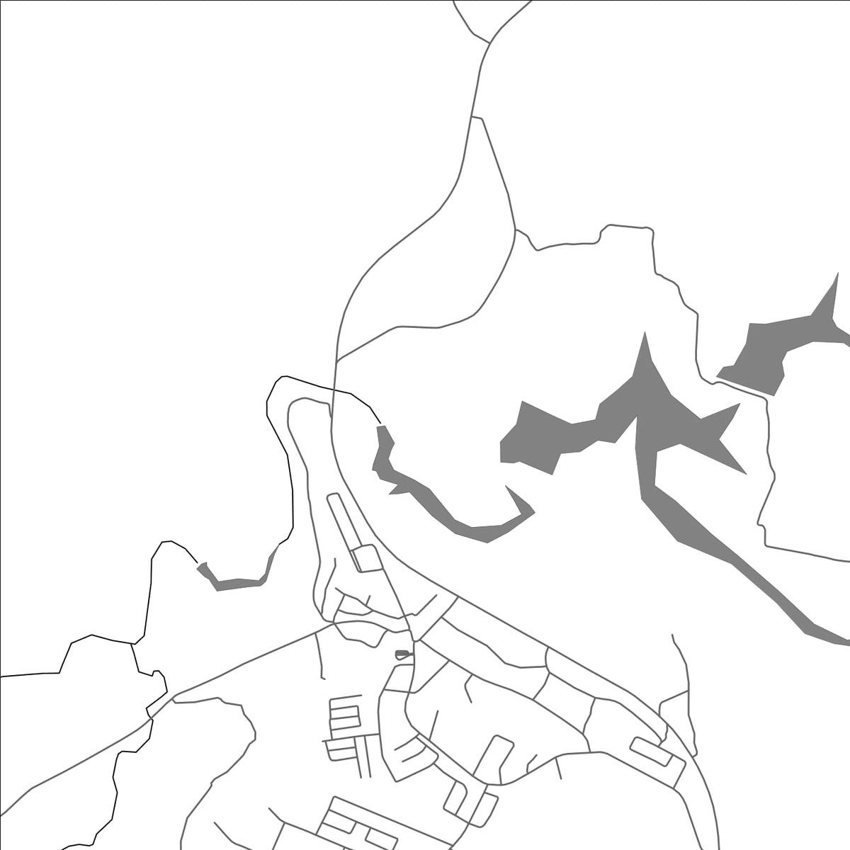 ROAD MAP OF GURUVE, ZIMBABWE BY MAPBAKES