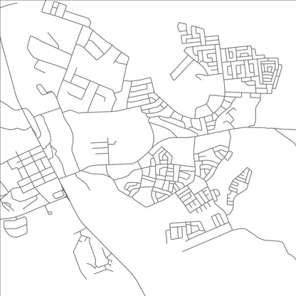 ROAD MAP OF GWANDA, ZIMBABWE BY MAPBAKES