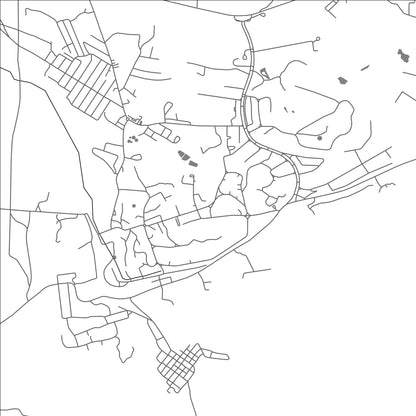 ROAD MAP OF HWANGE, ZIMBABWE BY MAPBAKES