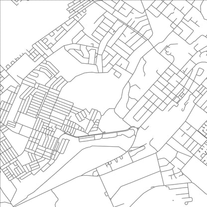 ROAD MAP OF KADOMA, ZIMBABWE BY MAPBAKES