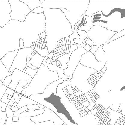 ROAD MAP OF KAROI, ZIMBABWE BY MAPBAKES
