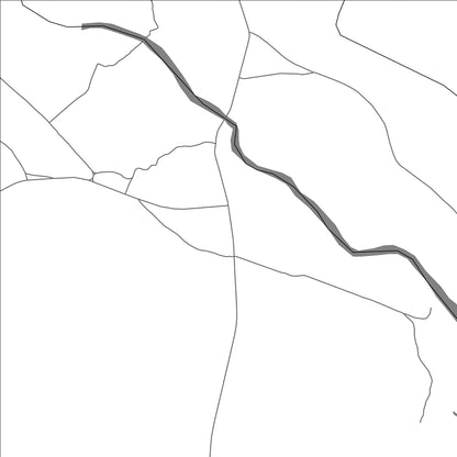 ROAD MAP OF KEZI, ZIMBABWE BY MAPBAKES