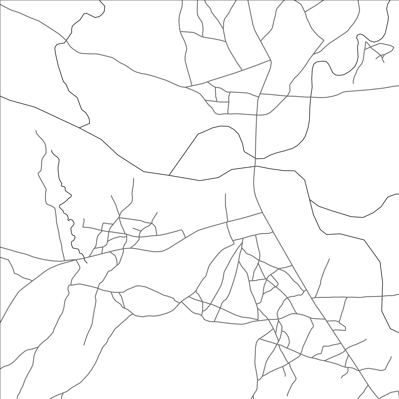 ROAD MAP OF MUKUMBURA, ZIMBABWE BY MAPBAKES