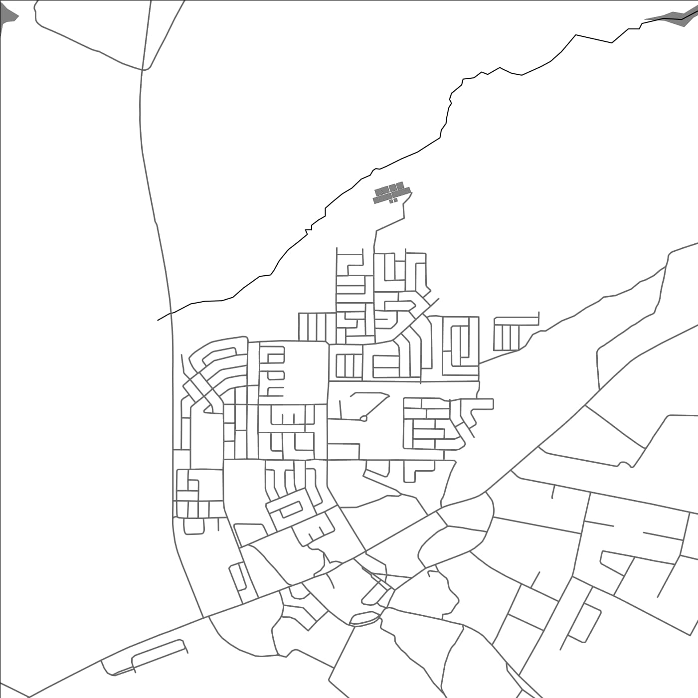 ROAD MAP OF MVURWI, ZIMBABWE BY MAPBAKES