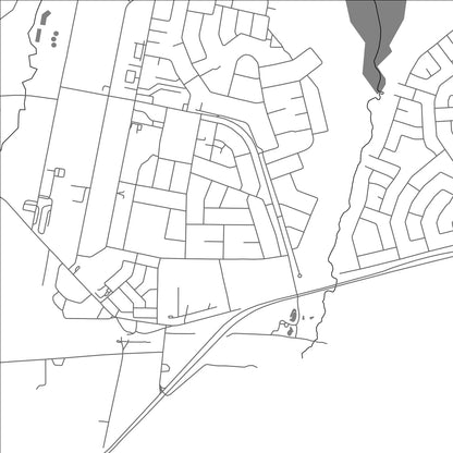 ROAD MAP OF NORTON, ZIMBABWE BY MAPBAKES