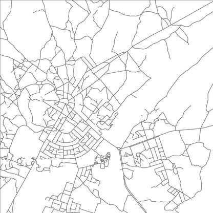 ROAD MAP OF BIHARAMULO, TANZANIA BY MAPBAKES