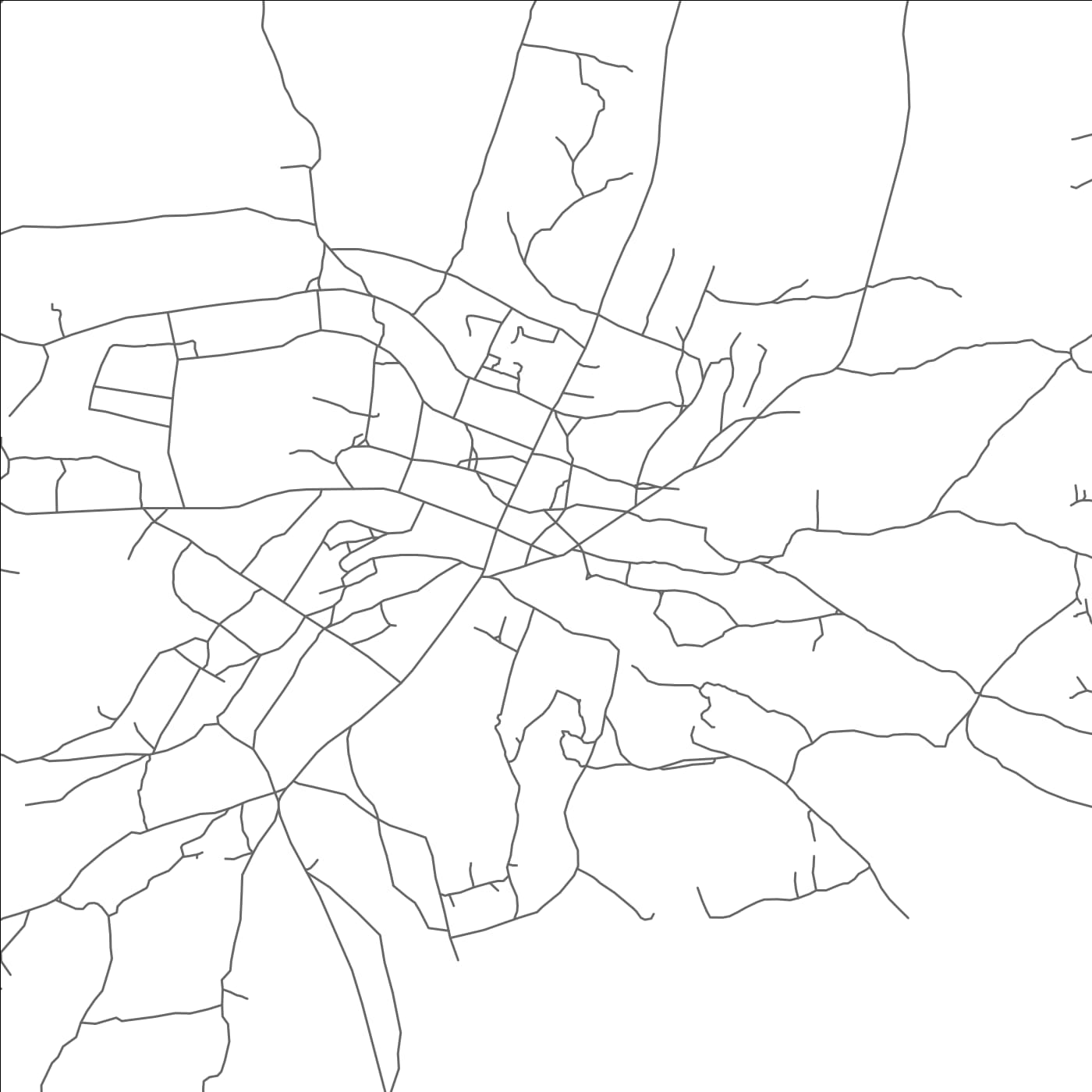 ROAD MAP OF BUTIAMA, TANZANIA BY MAPBAKES