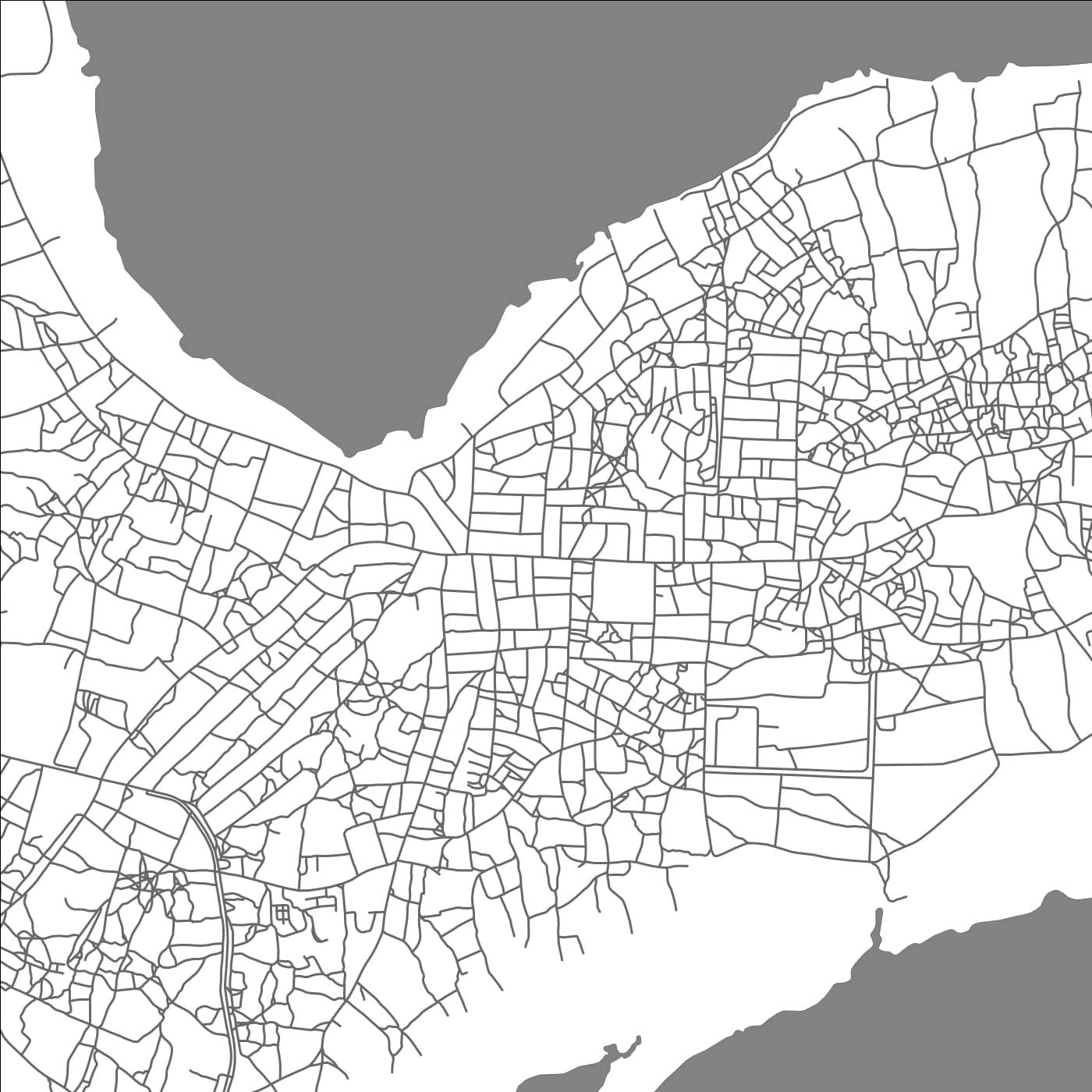 ROAD MAP OF CHATO, TANZANIA BY MAPBAKES