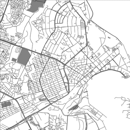 ROAD MAP OF DAR ES SALAAM, TANZANIA BY MAPBAKES