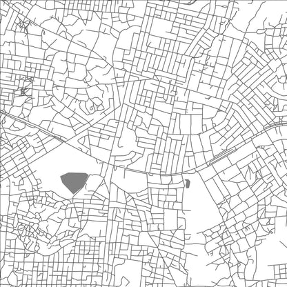 ROAD MAP OF KAHAMA, TANZANIA BY MAPBAKES