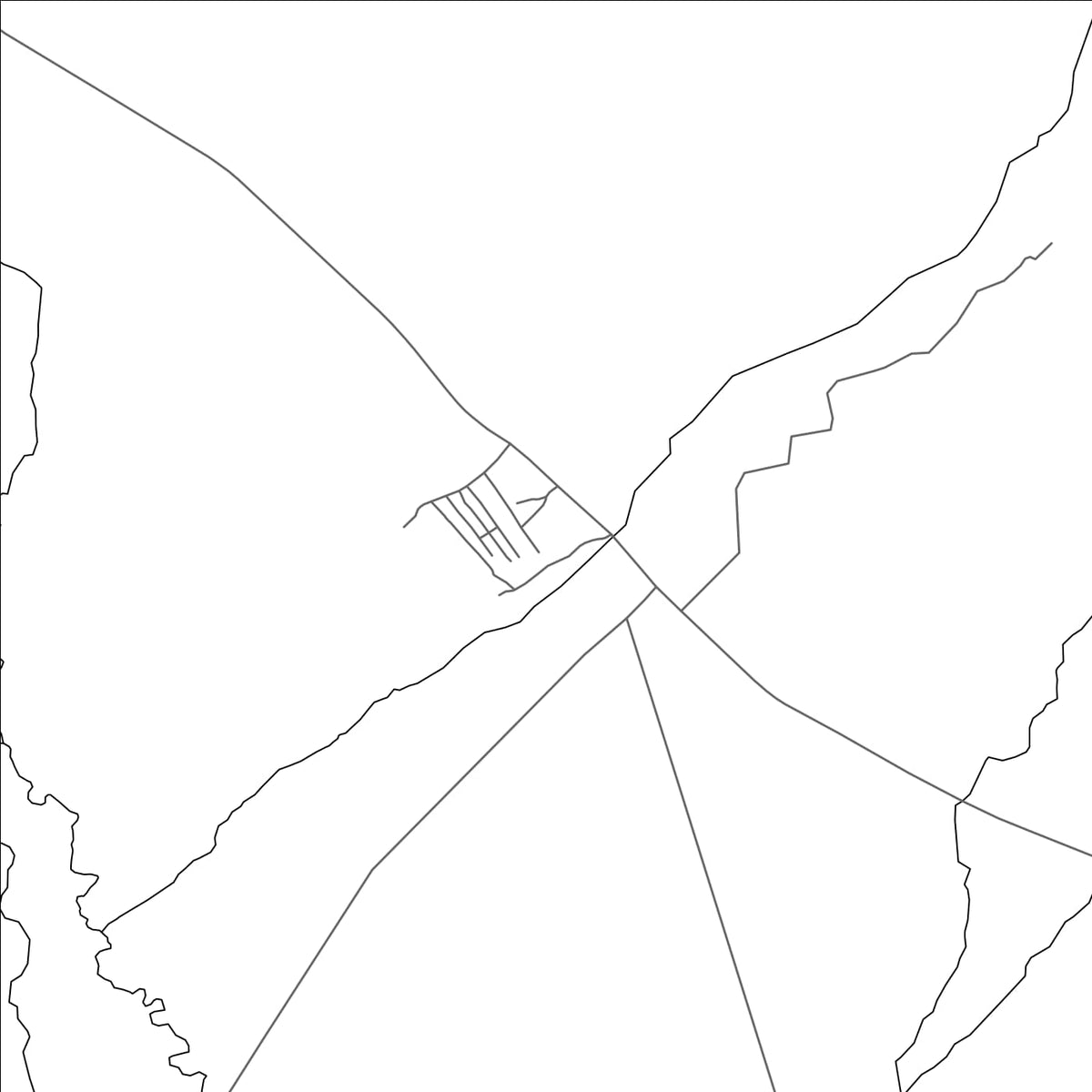 ROAD MAP OF MAZINDE, TANZANIA BY MAPBAKES