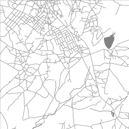 ROAD MAP OF MISUNGWI, TANZANIA BY MAPBAKES