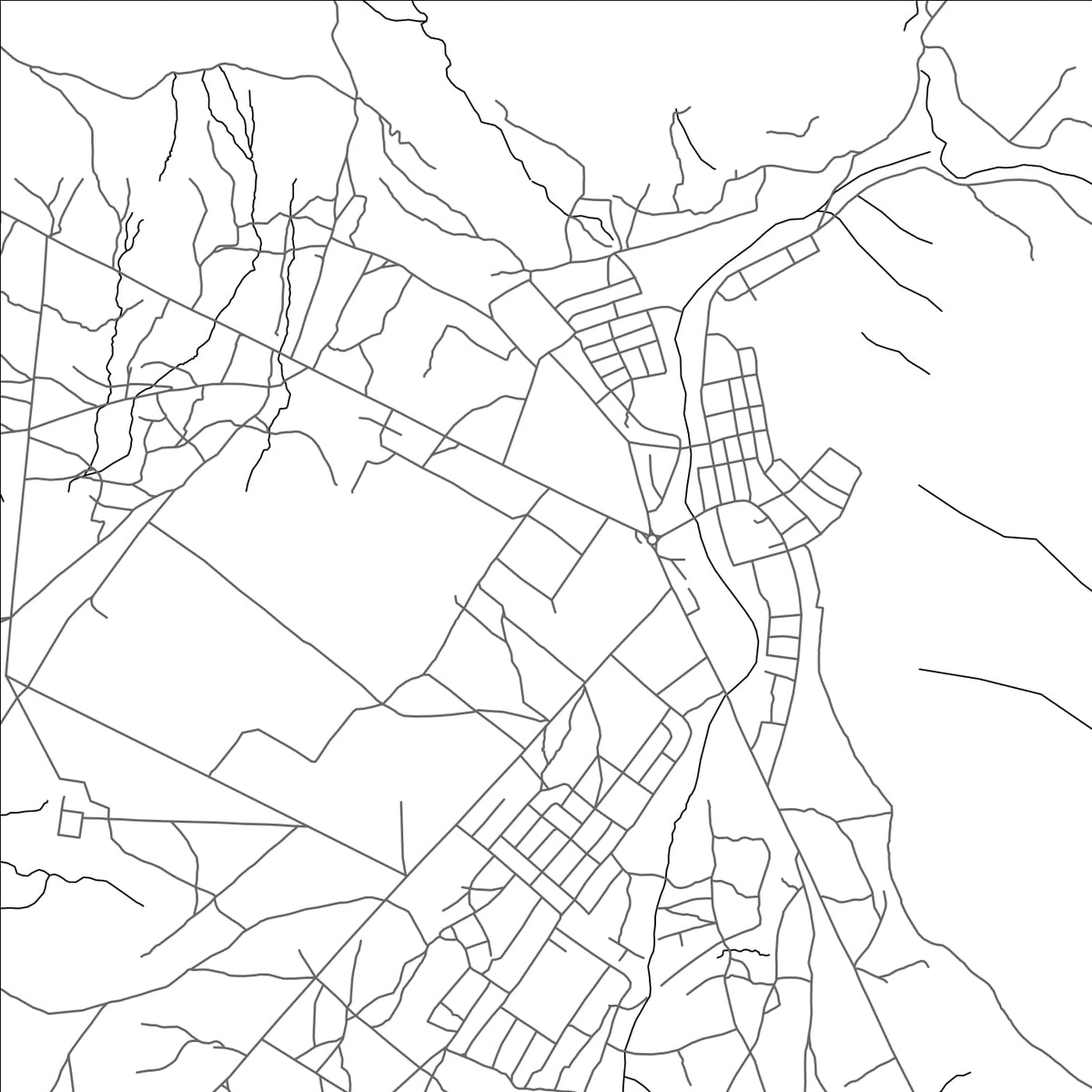 ROAD MAP OF MPWAPWA, TANZANIA BY MAPBAKES