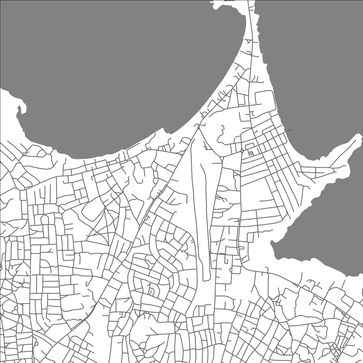 ROAD MAP OF MUSOMA, TANZANIA BY MAPBAKES